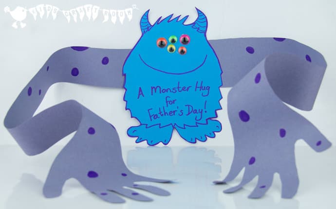 Father's Day craft ideas - monster hug - Melville Mums