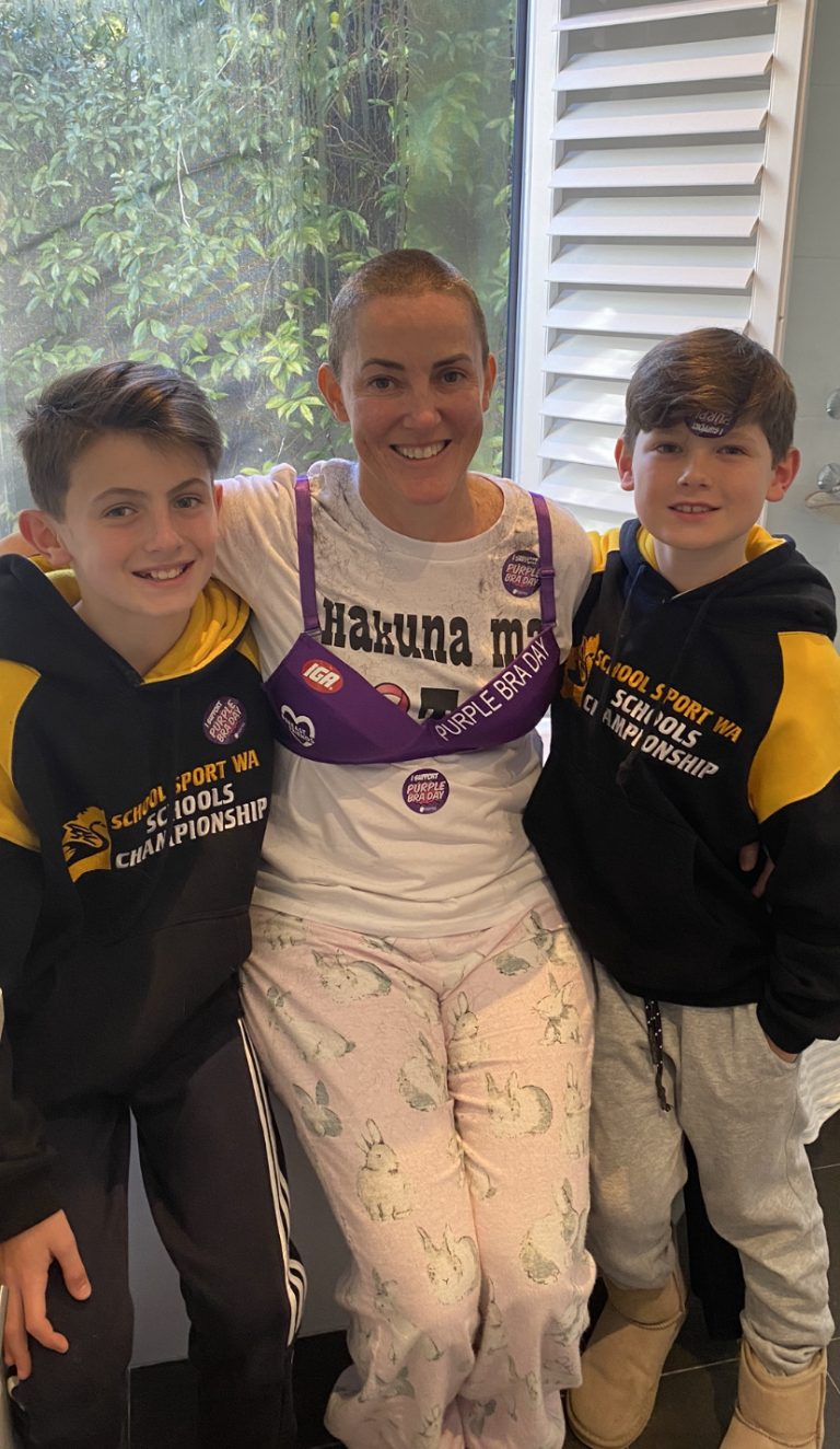 Purple Bra Day: A local mum shares her breast cancer journey