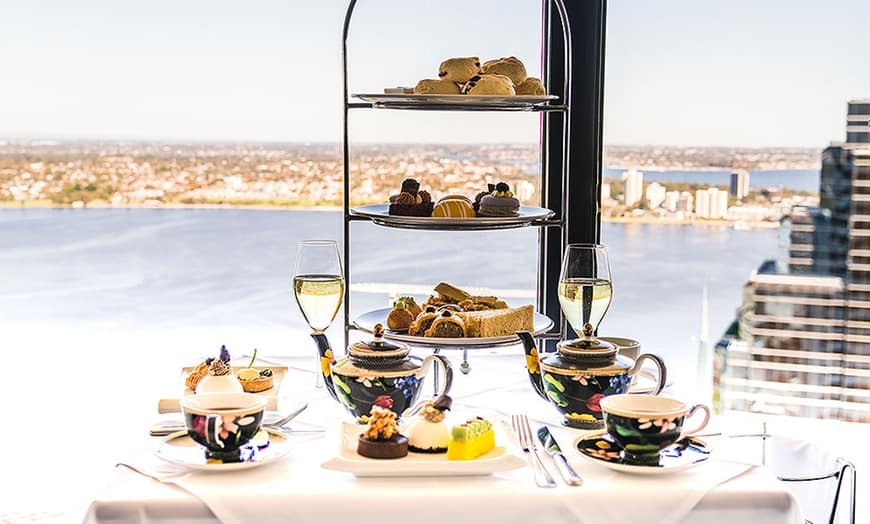 c restaurant Perth high tea table set
